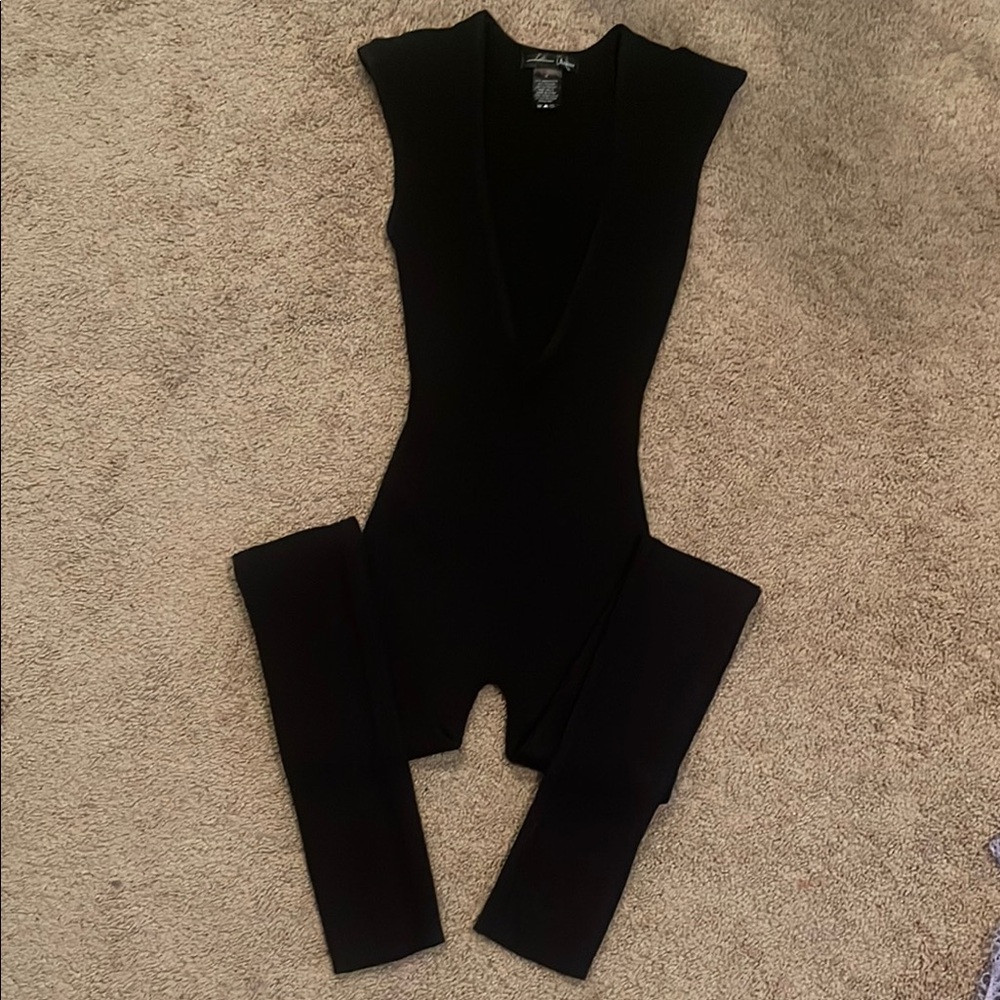Black Sleeveless Jumpsuit